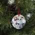 personalized christmas ornaments round