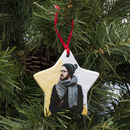 star personalized christmas ornament