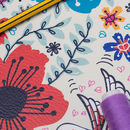 custom printed faux leather fabric