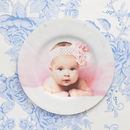 Baby photo decorative plate wall hanging