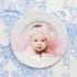 Baby photo decorative plate wall hanging