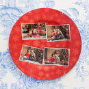 Montage photos sur assiette