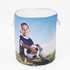 football photo printed onto Personalized Toy Bag