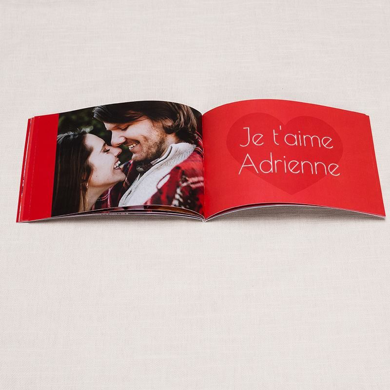 Album photo amour  Livre personnalisé avec photos et messages