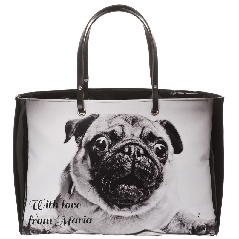 Custom Pet Portrait Leather Handbag