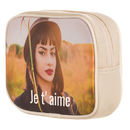 Trousse maquillage personnalisée avec photo et design