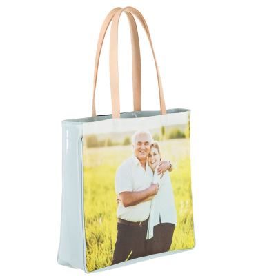 Leather shopping Bag