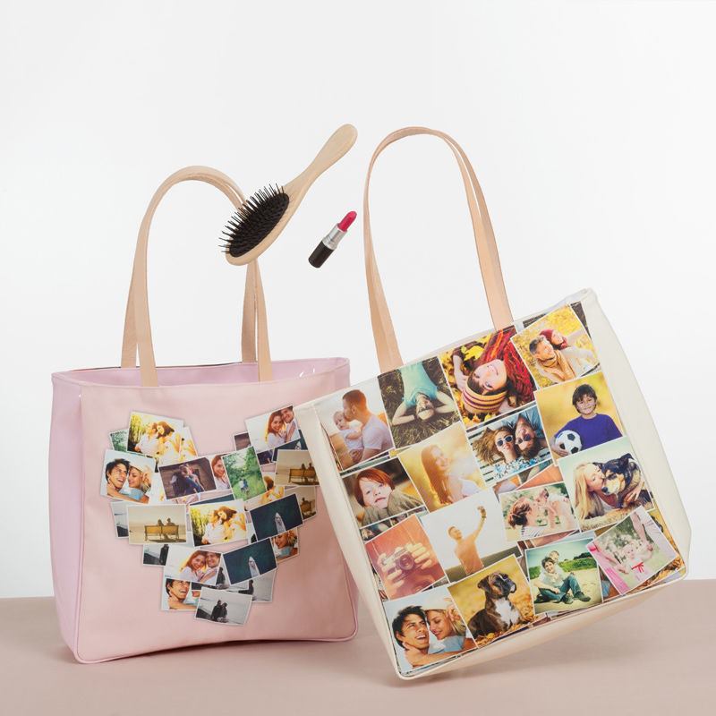 Sac de shopping personnalis avec vos photos