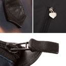 zip top handbag details