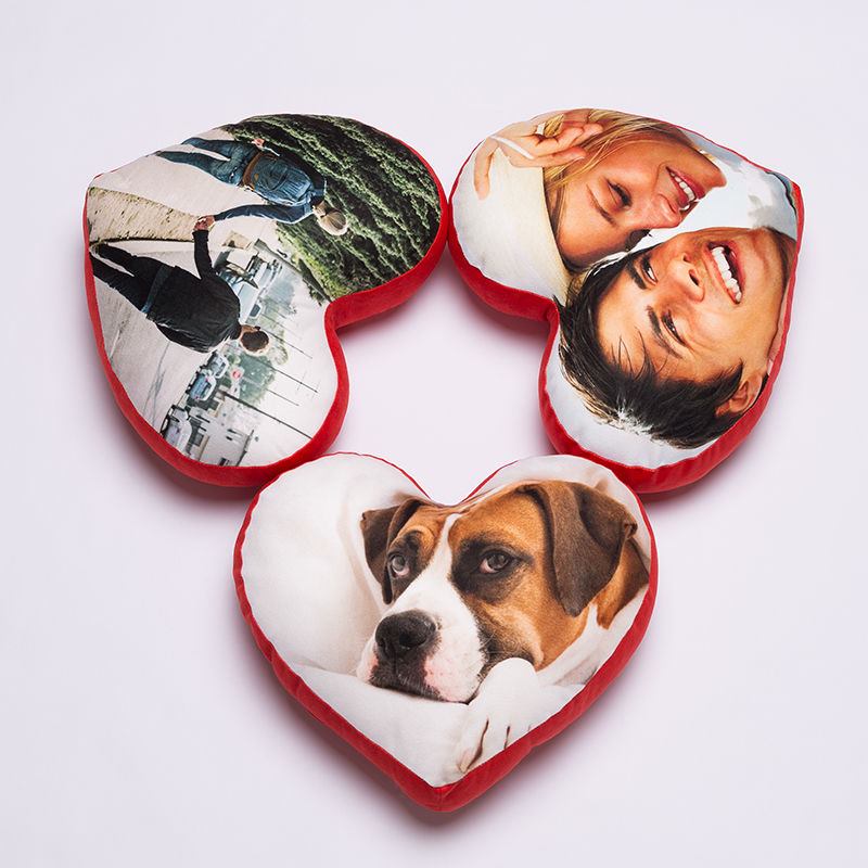 Personalized clearance heart pillow