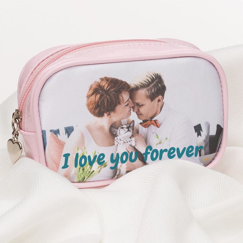 Personalised purse with outlet photo