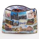Travel Montage photos clutch purse