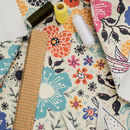 Sofa Bezugsstoff bedrucken bull denim