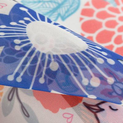 printed voile fabric