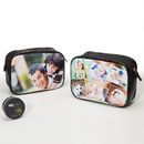 personalised photo men's wash bag