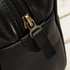 Personalised Men's Wash Bag leather details