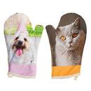 pair of personalised oven gloves
