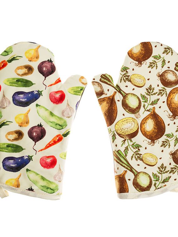 Paire de gants de cuisine originaux avec vos dessins