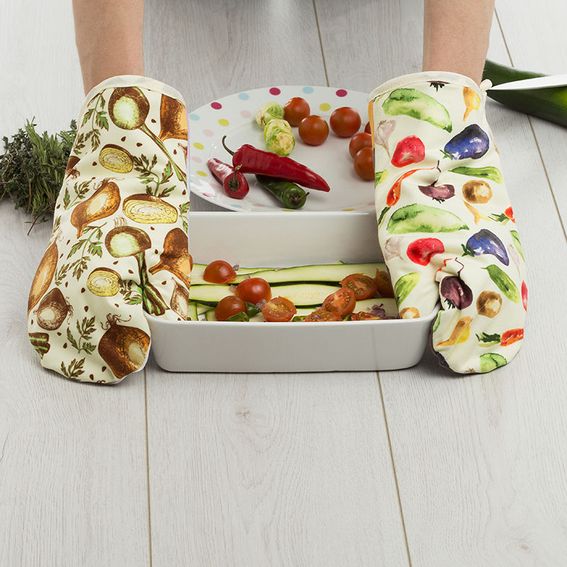 oven gloves custom printed with designs