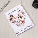 Mother's Day Card with Photo Montage design
