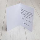 personalised card printing featuring text inside