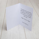 personalized card printing featuring text inside