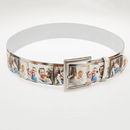 Personalised photo montage belt