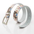 Photo leather belt personalise your own