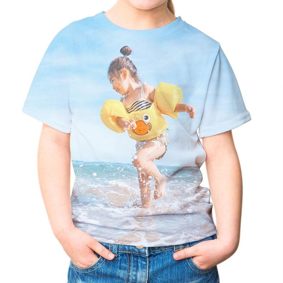 Children's T shirt swimming