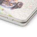 hinge tin photo box