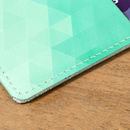 leather card holder close up