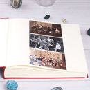 Interior pages of photo memory album