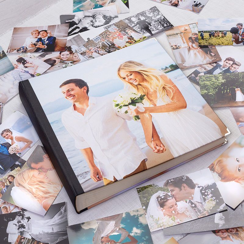Slip in Photo Album for 200 4x6, 5x7 Photos, Personalised Fabric Photo  Album With Sleeves 