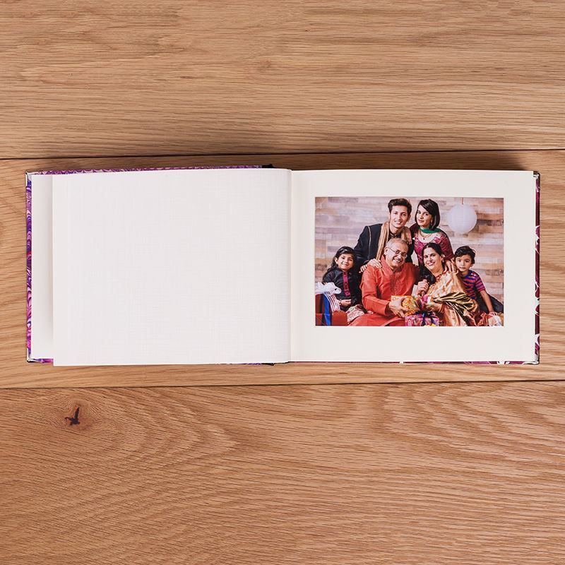 Personalized Photo Album for 100 4x6 Photos. Custom Slip-in Photo