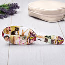 bürste bedruckt mit fotocollage