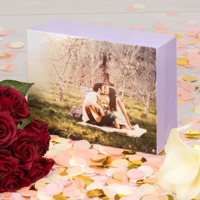 photo memory box for engagement