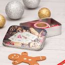 Boite métal imprimée Noel