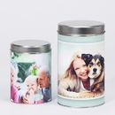 Family photo printed kitchen tins size