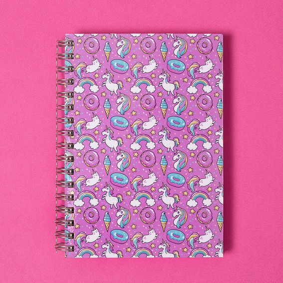 custom spiral bound notebook cover