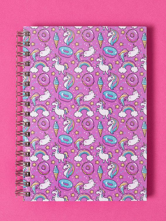 custom spiral bound notebook cover