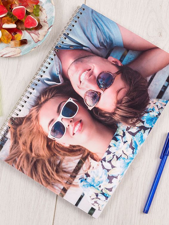 Impression sur cahier avec photo