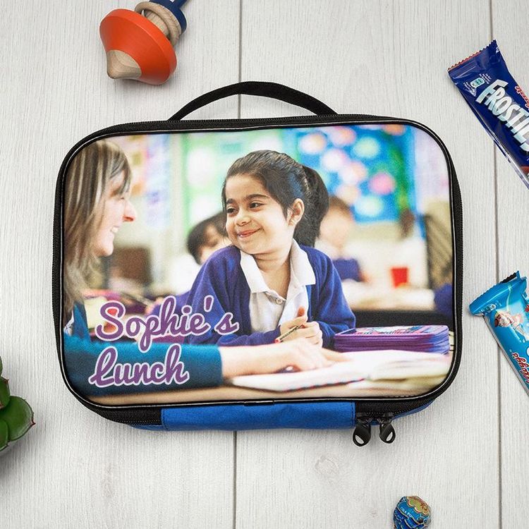 Photo personalised lunch bag