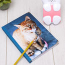 tagebuch mit katzenfoto