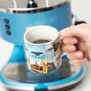 Espresso mug print with holiday photo montage