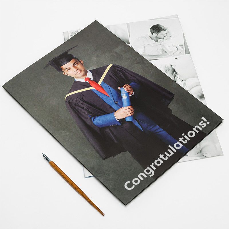 Create personalised congratulations cards