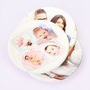 Custom printed coasters with family photo