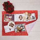 kökshanddukar med foto och text