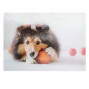 tabla de cortar de cristal personalziada foto perro