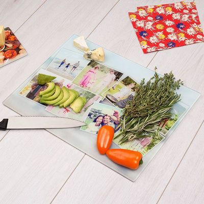 glass food chopping board