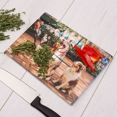 tagliere con foto